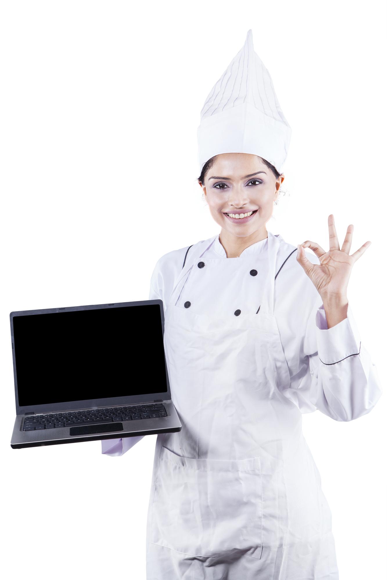 Postazione cook-along con studenti